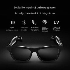 Smart Glasses Black Technology Headset Bluetooth Sunglasses